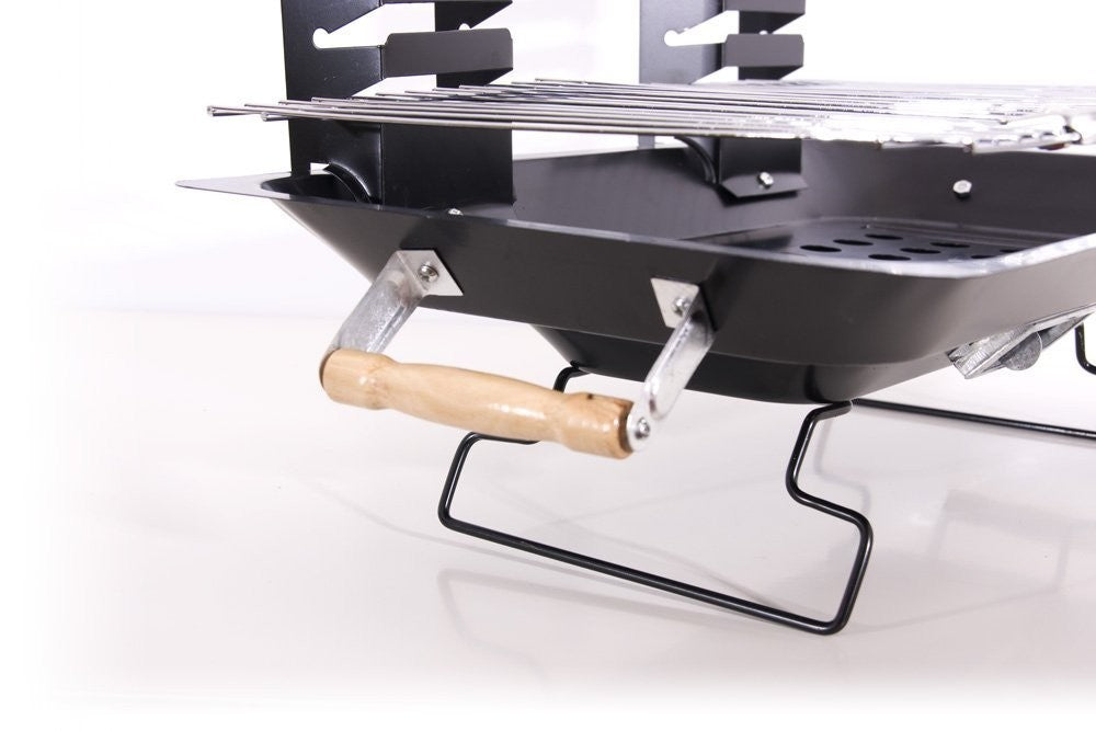 Barbecue de table à charbon deux grilles 43x25 cm mod KALBARRI de BBQ COLLECTION