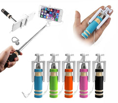 Support perche extensible pour selfie ou vidéo avec bouton déclencheur 15 à 48cm