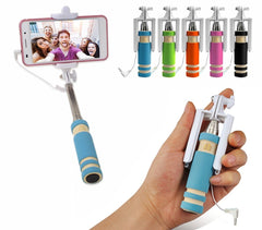 Support perche extensible pour selfie ou vidéo avec bouton déclencheur 15 à 48cm