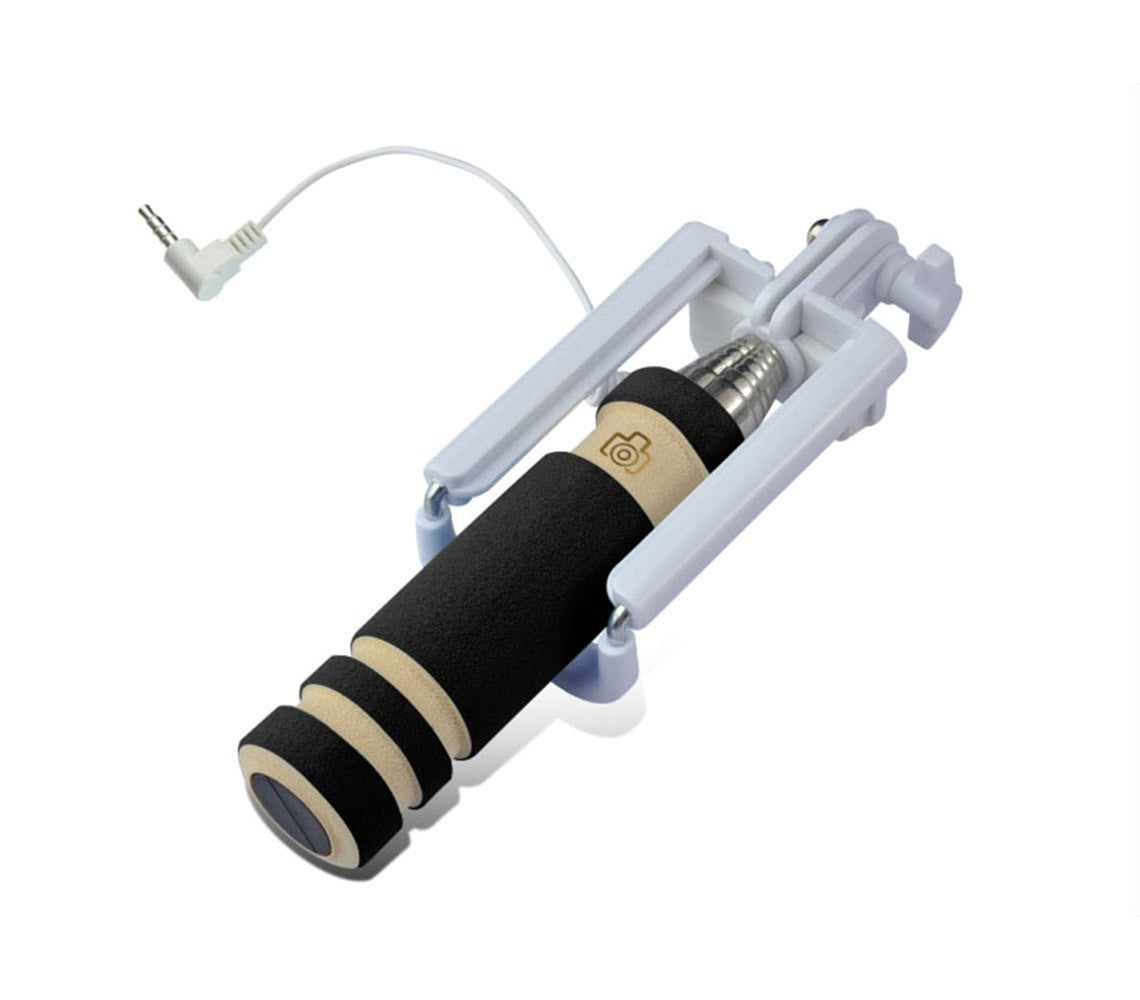 Support perche extensible pour selfie ou vidéo avec bouton déclencheur 15 à 48cm