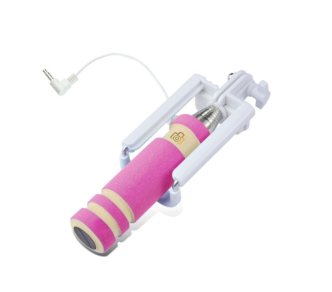Support perche extensible pour selfie ou vidéo avec bouton déclencheur 15 à 48cm