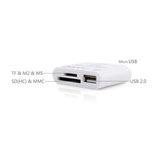 Kit connecteur 5 en 1 lecteur cartes mémoire USB micro USB LIGHTNING Smartphone