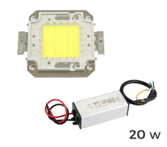 Kit de plaques led et driver dimmable led lumière froide de 10-20-30-50-100 watt
