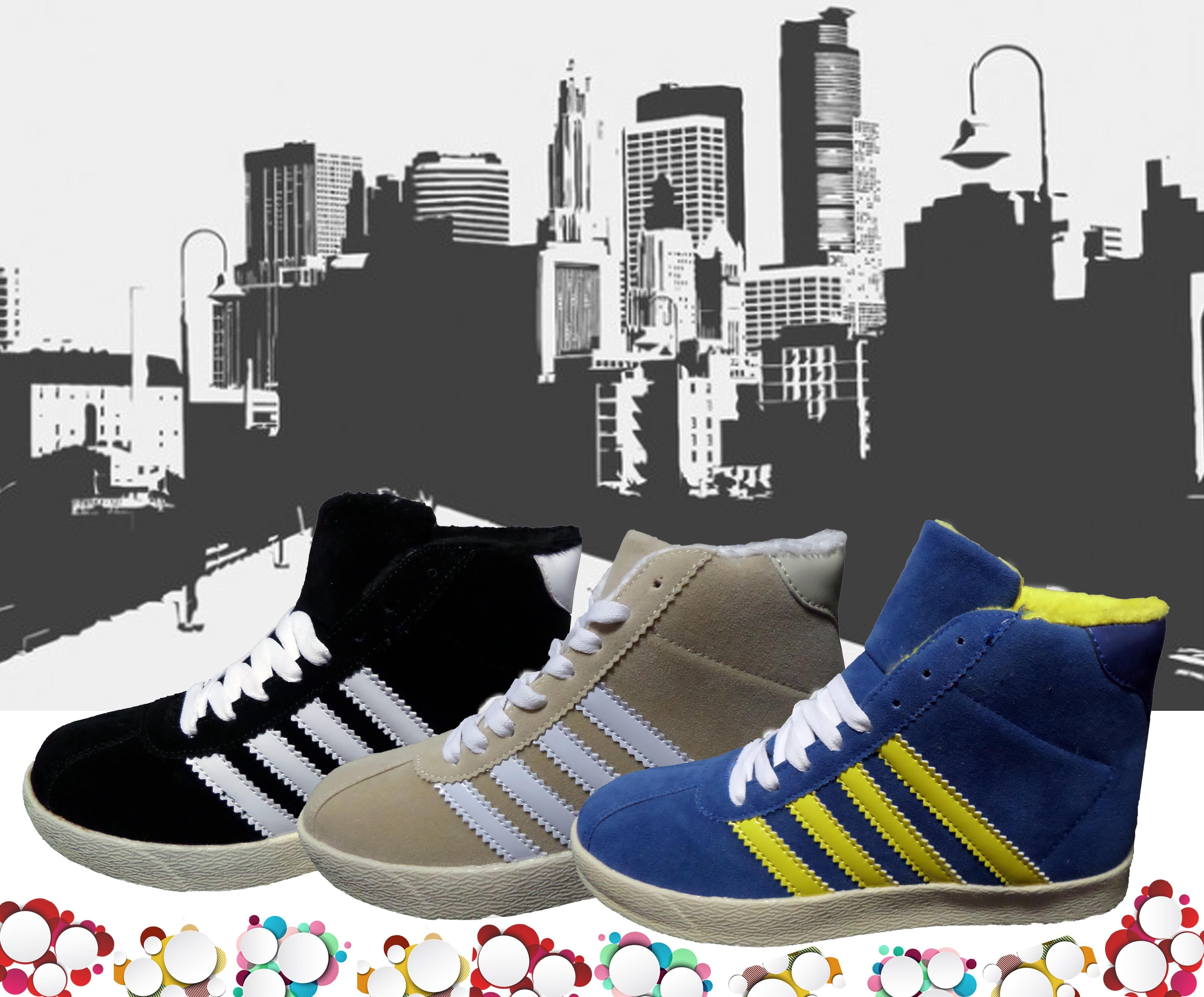 Chaussures de sport femme modèle CITY avec bout rond et semelles antidérapantes
