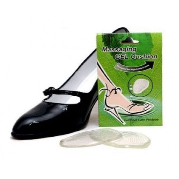 Demi-semelles gel transparent pour chaussures à talons hauts 
