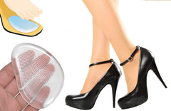 Demi-semelles gel transparent pour chaussures à talons hauts 