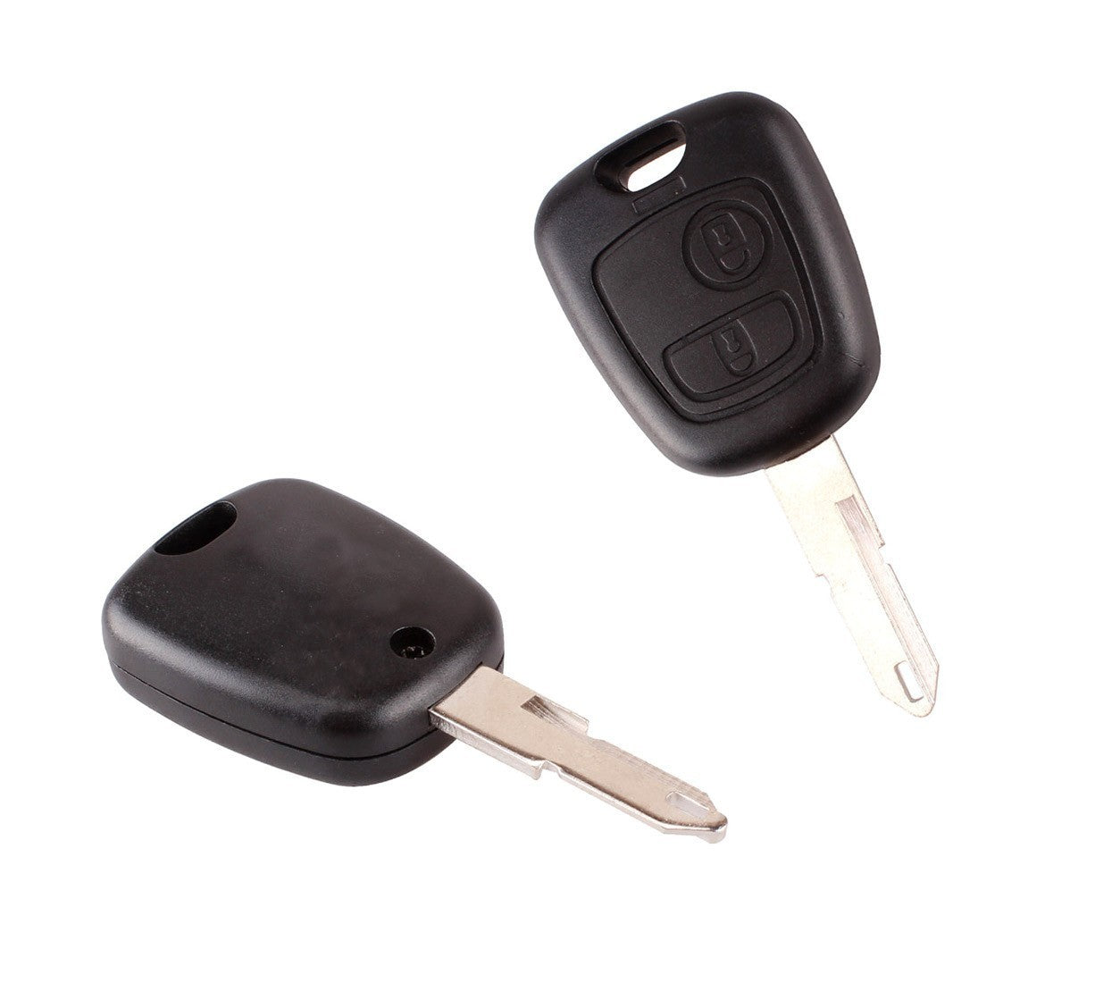 Coque de clé verrouillage télécommande 2 boutons à distance pour Citroen Peugeot