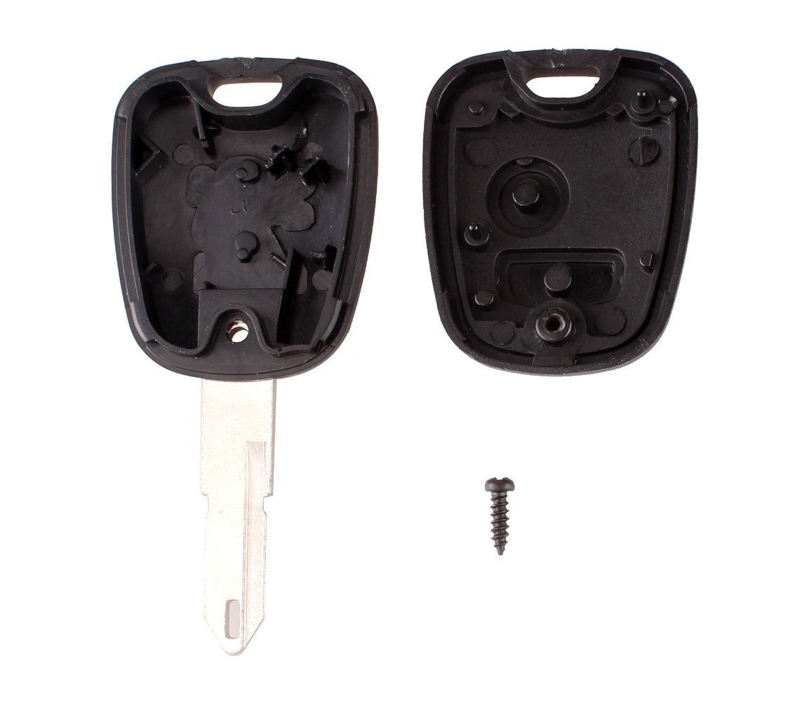 Coque de clé verrouillage télécommande 2 boutons à distance pour Citroen Peugeot