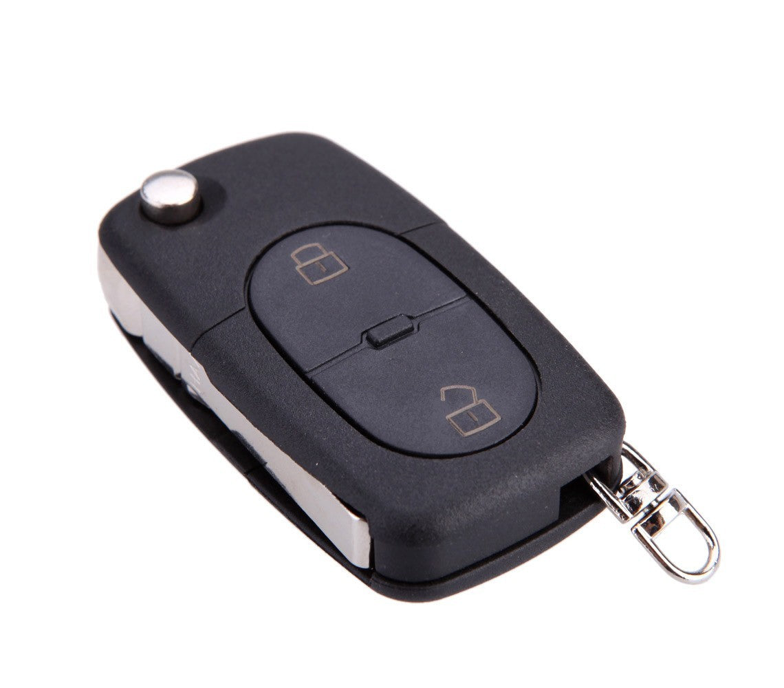 Coque de clé verrouillage télécommande 2 boutons à distance pour voiture Audi A2