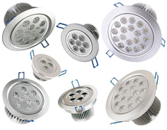 Ampoule LED spot encastrable rond ressort 3W 5W 7W 9W 12W 15W 18W lumière froide