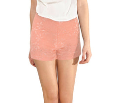 F9330 Short pour femme modèle Denise brodé tissu élastique en plusieurs couleurs