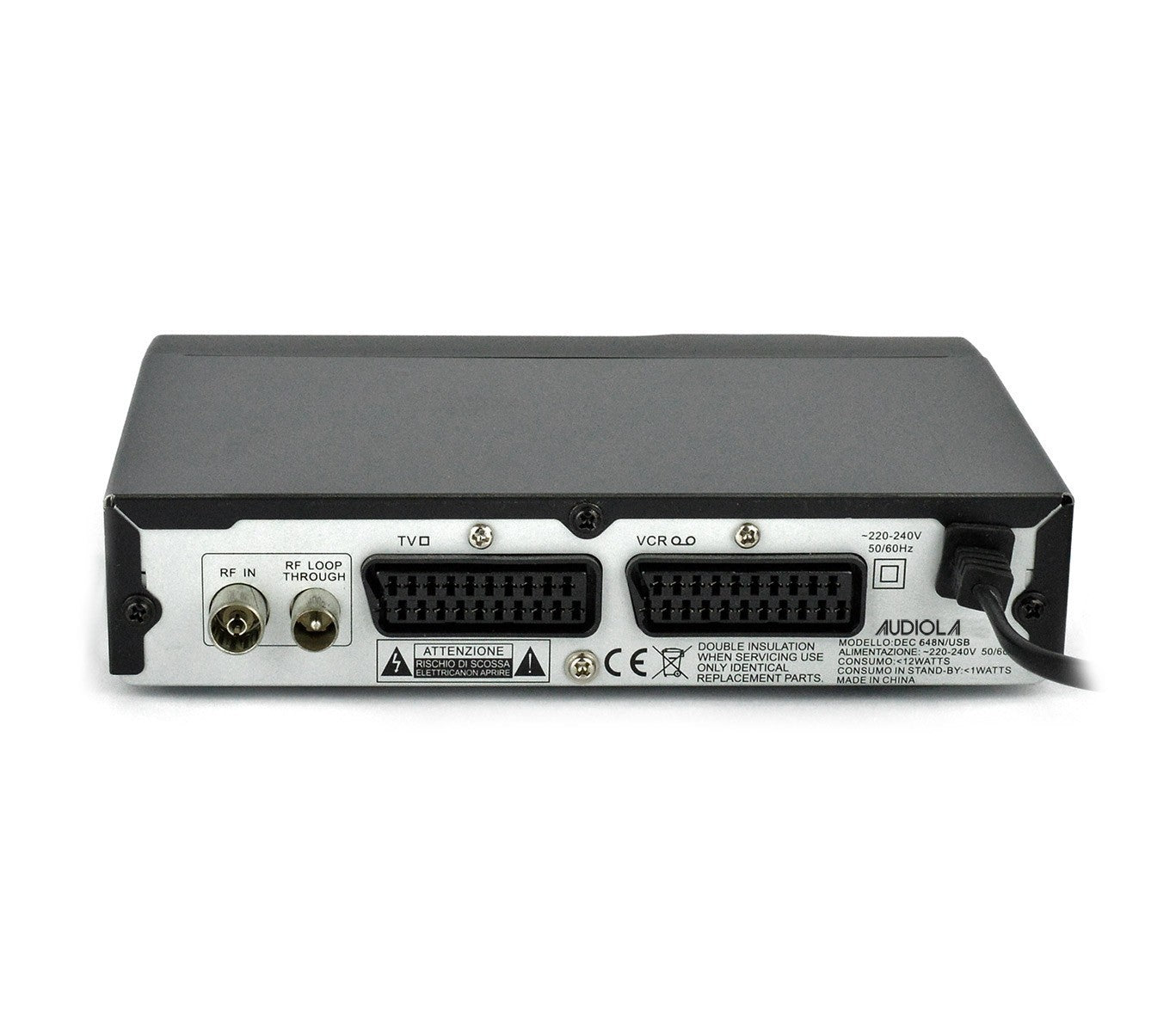 DEC 648N/USB Décodeur numérique terrestre à double prise péritel USB Audiola