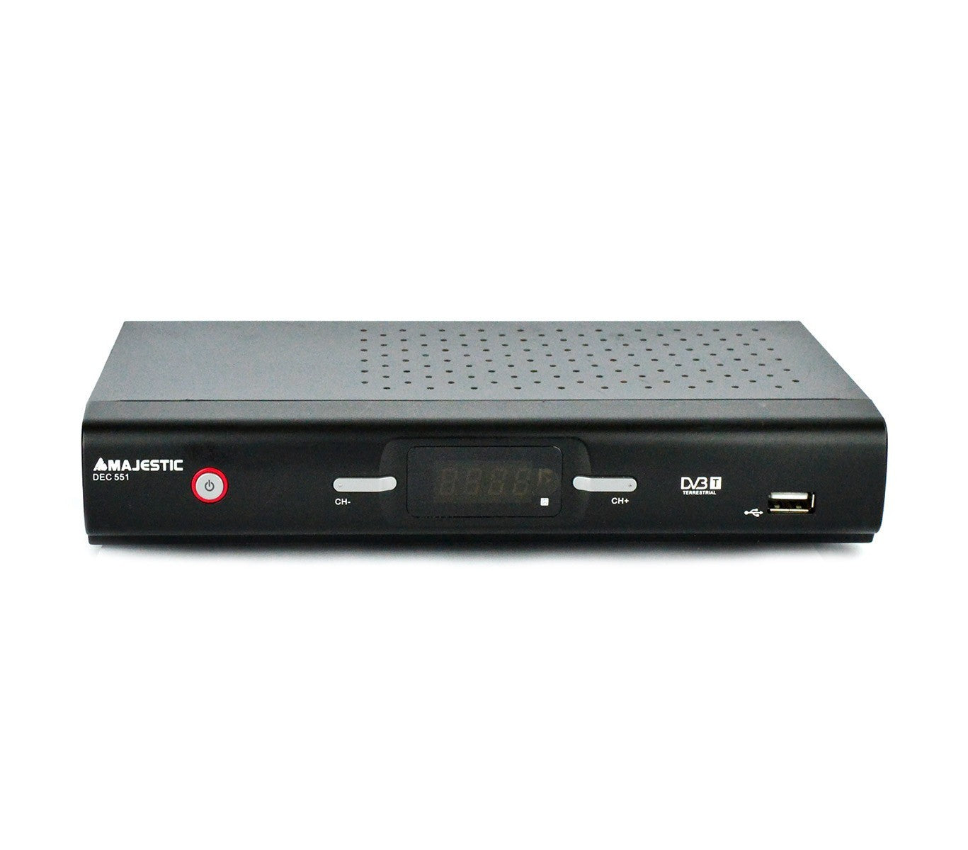 DEC 551 Décodeur DVB-T numérique terrestre à double prise péritel USB Majestic