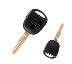 Coque de clé verrouillage télécommande 2 boutons à distance pour voiture Toyota