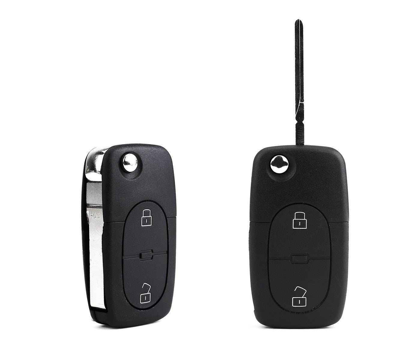 Coque de clé de verrouillage télécommande 2 boutons à distance pour Volkswagen