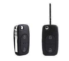 Coque de clé de verrouillage télécommande 2 boutons à distance pour Volkswagen