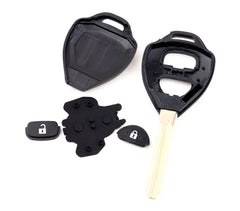 Coque de clé verrouillage télécommande 2 boutons à distance pour Toyota Corolla