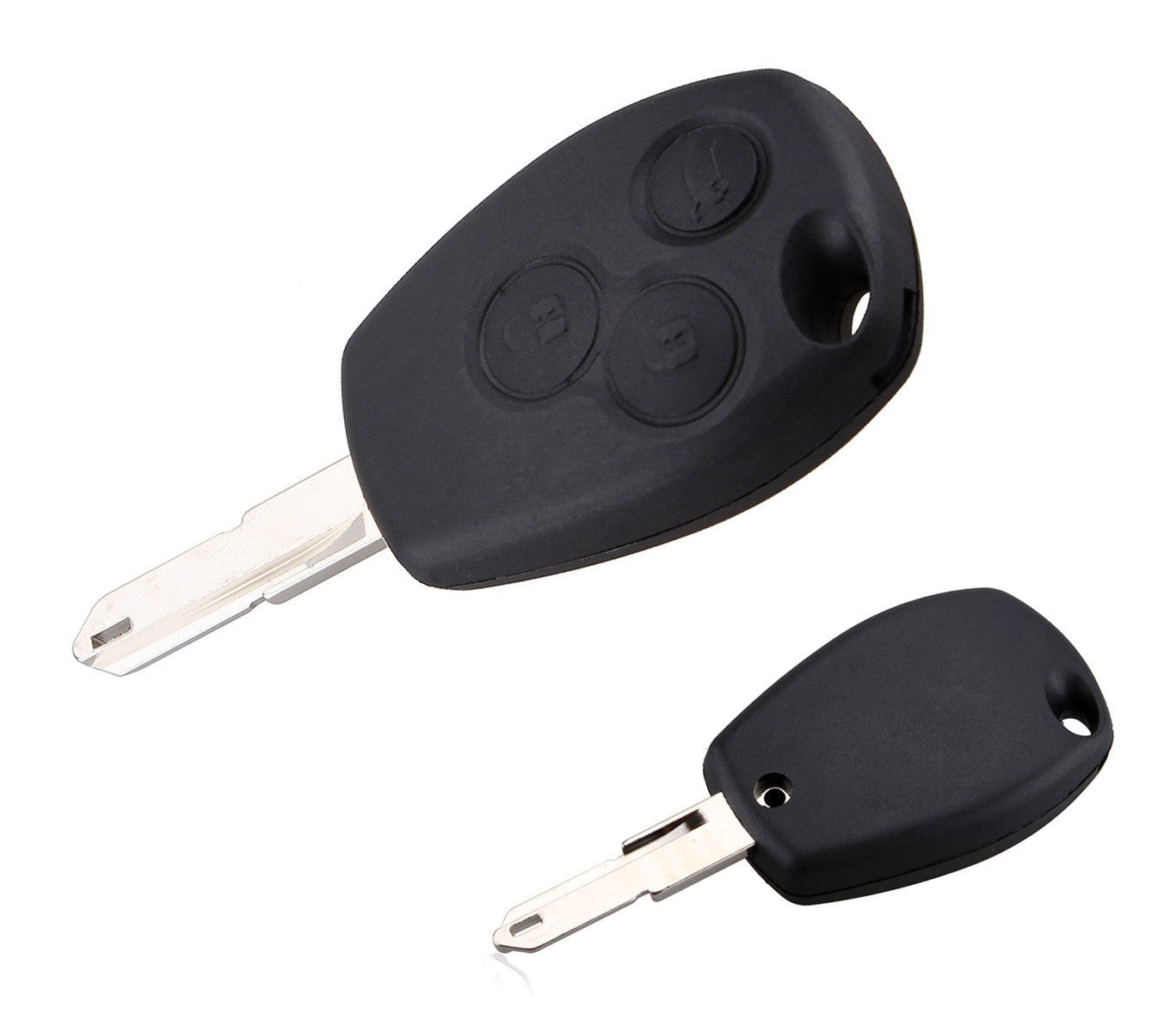 Coque de clé verrouillage télécommande 3 boutons à distance pour voiture Renault