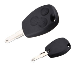Coque de clé verrouillage télécommande 3 boutons à distance pour voiture Renault
