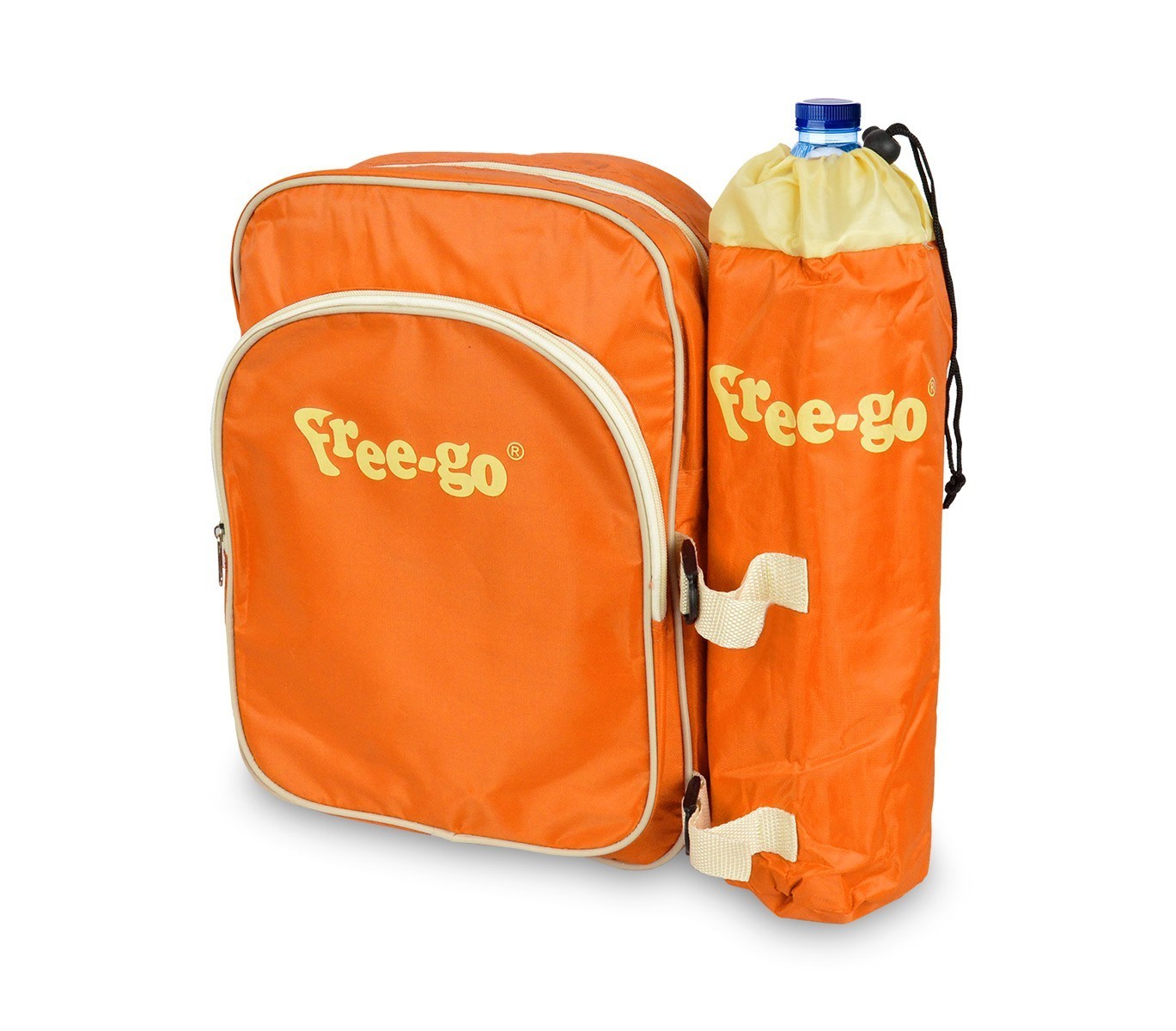 2502T Sac à dos isotherme Free-go avec support pour bouteille et poche frontale