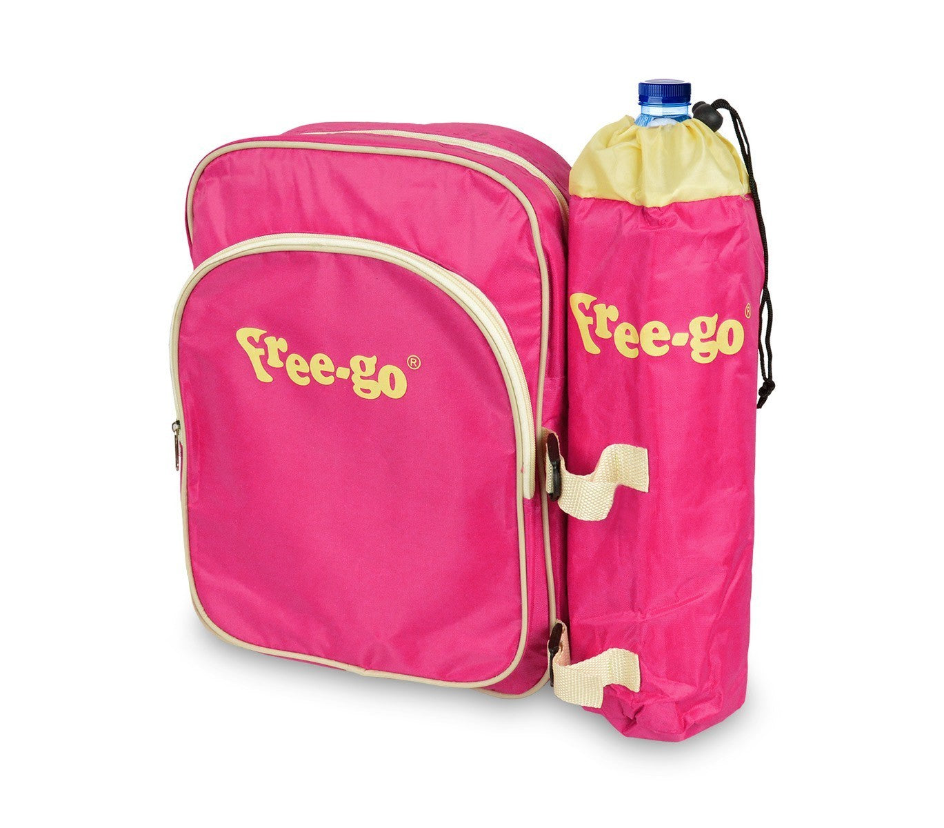 2502T Sac à dos isotherme Free-go avec support pour bouteille et poche frontale