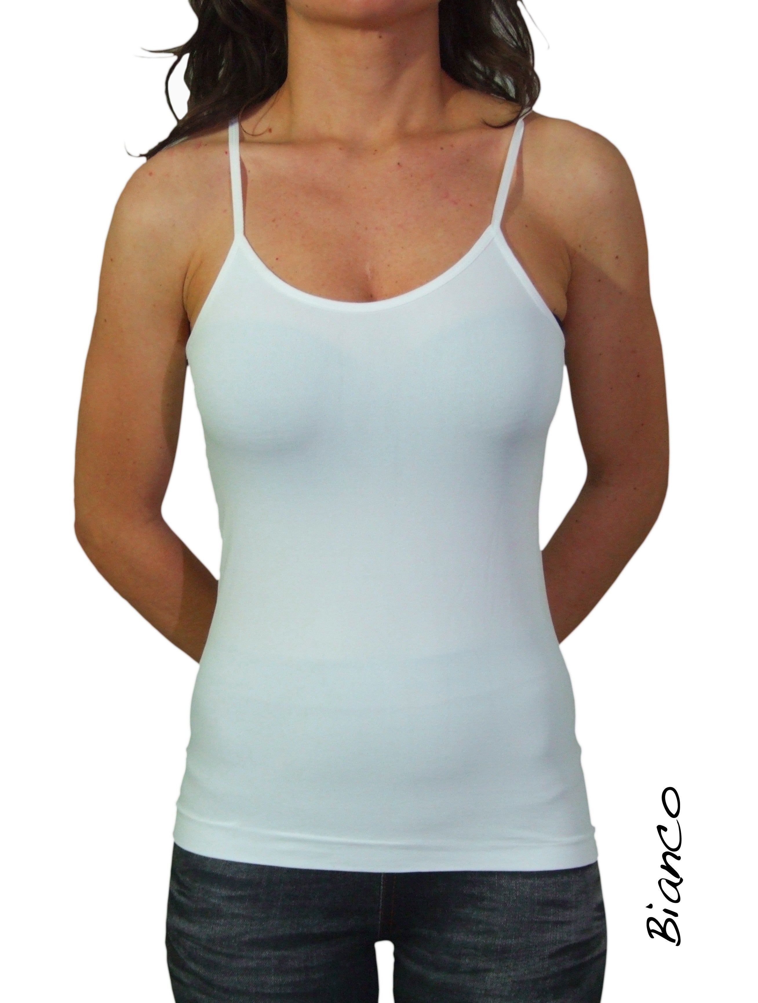 Débardeur fines bretelles slim fit pour femme confortable en plusieurs couleurs