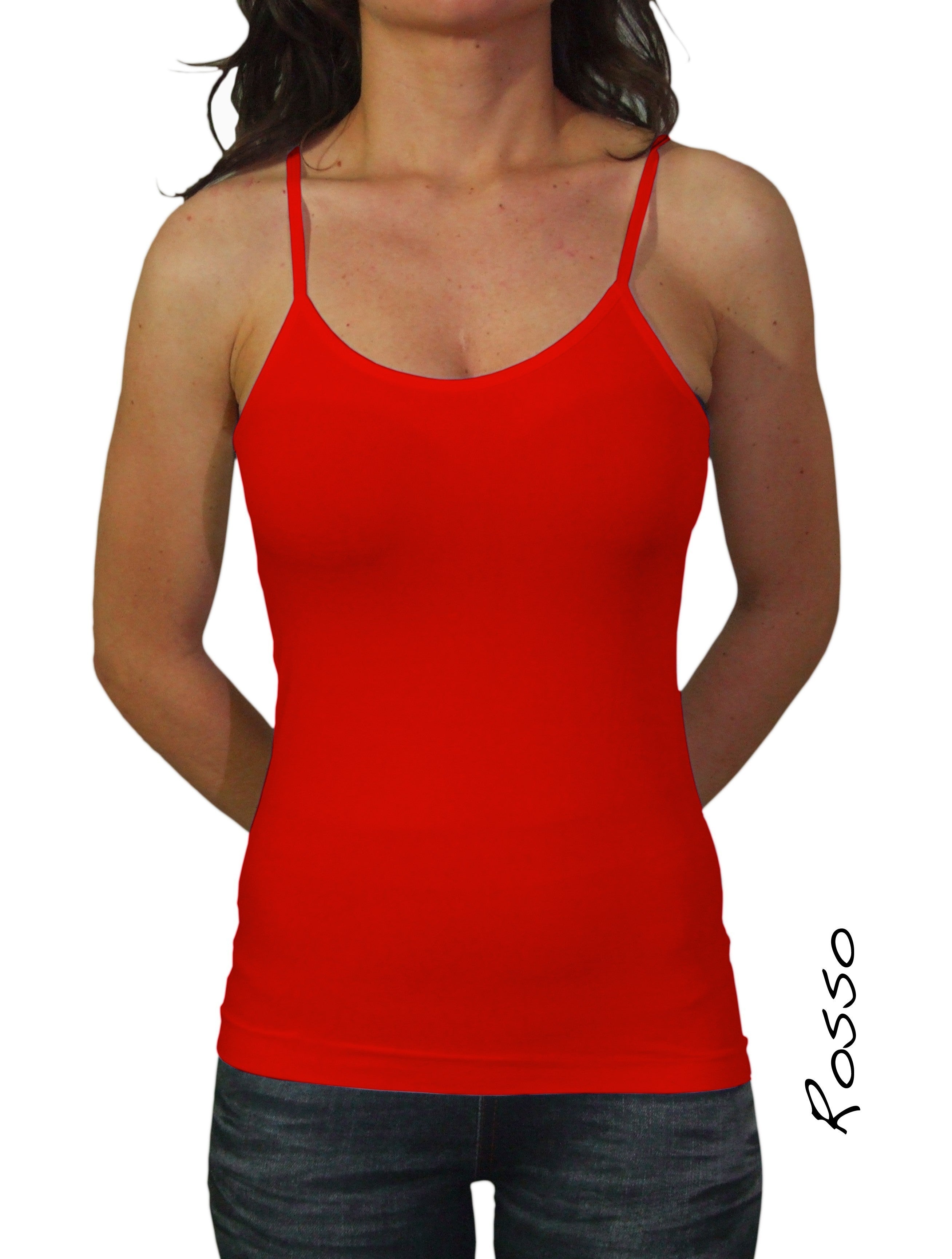 Débardeur fines bretelles slim fit pour femme confortable en plusieurs couleurs