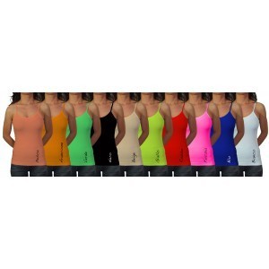 Débardeur fines bretelles slim fit pour femme confortable en plusieurs couleurs