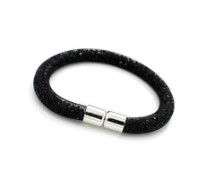 Bracelet avec strass en filet 20 cm Crystal Falls effet 3D fermeture magnétique