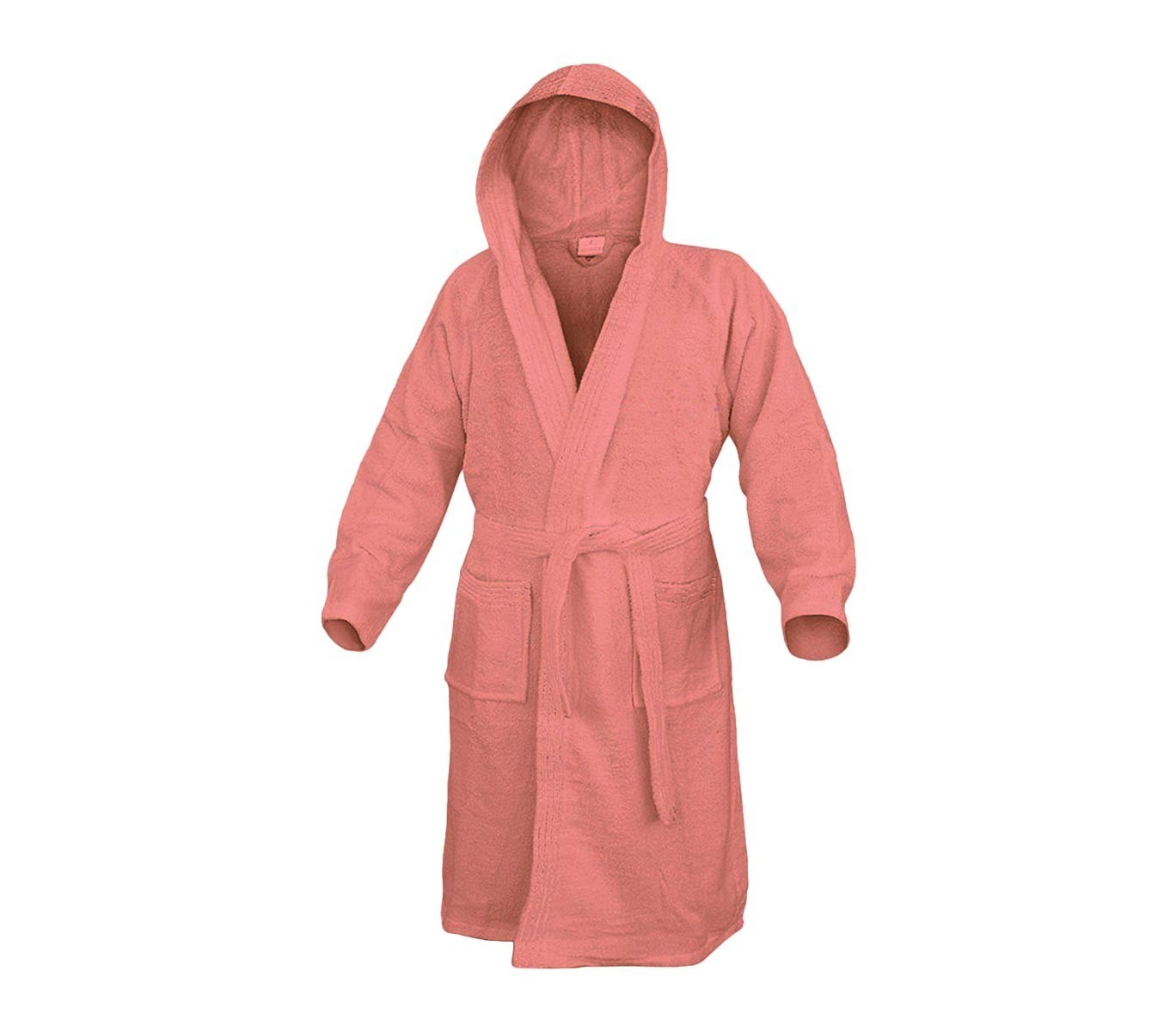 Peignoir STAR unisexe Young Coveri avec capuche et poches 100% coton 