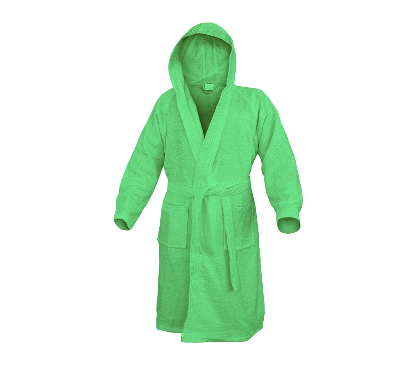Peignoir STAR unisexe Young Coveri avec capuche et poches 100% coton 