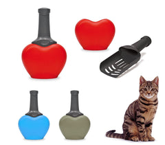 10512 Pelle à litière CUPIDO avec support et porte-sac en plusieurs couleurs 