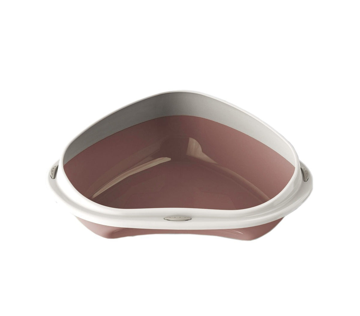 10536 Bac à litière d'angle pour chats SHUTTLE ANGOLARE 58 cm plusieurs couleurs