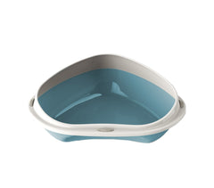 10536 Bac à litière d'angle pour chats SHUTTLE ANGOLARE 58 cm plusieurs couleurs