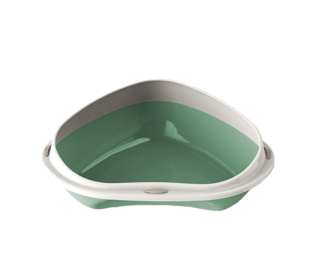 105355 Bac à litière d'angle pour chats SHUTTLE ANGOLARE 49cm plusieurs couleurs