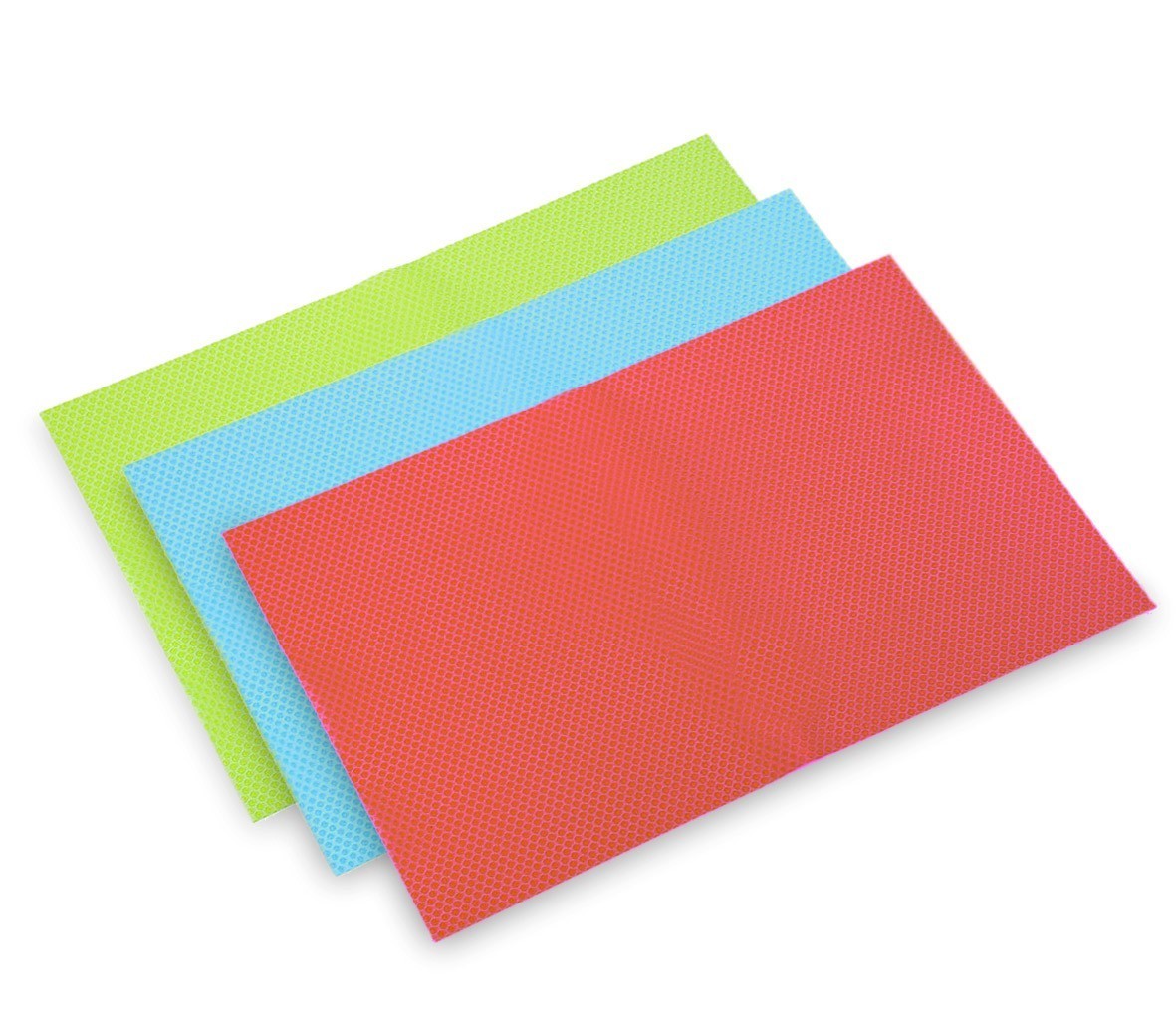 4220 Lot de 3 tapis de réfrigérateur anti-humidité fruits et légumes