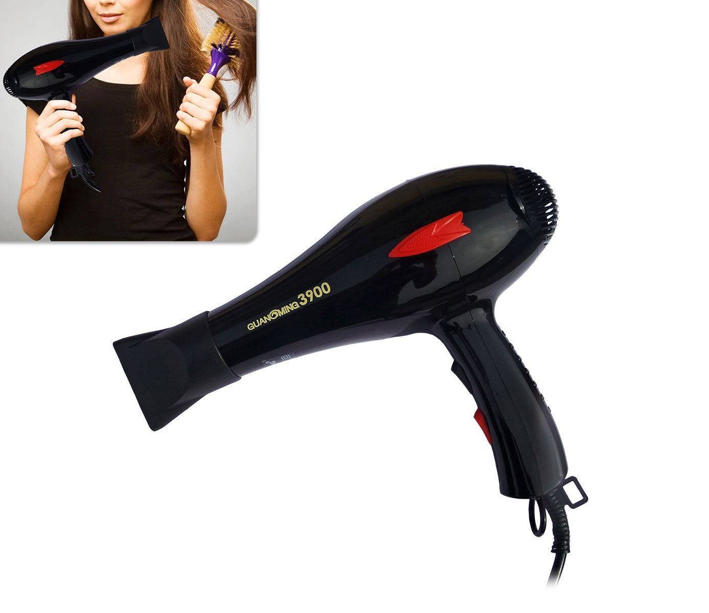 Sèche-cheveux professionnel 2000 Watts pour les femmes du XXIeme siecle