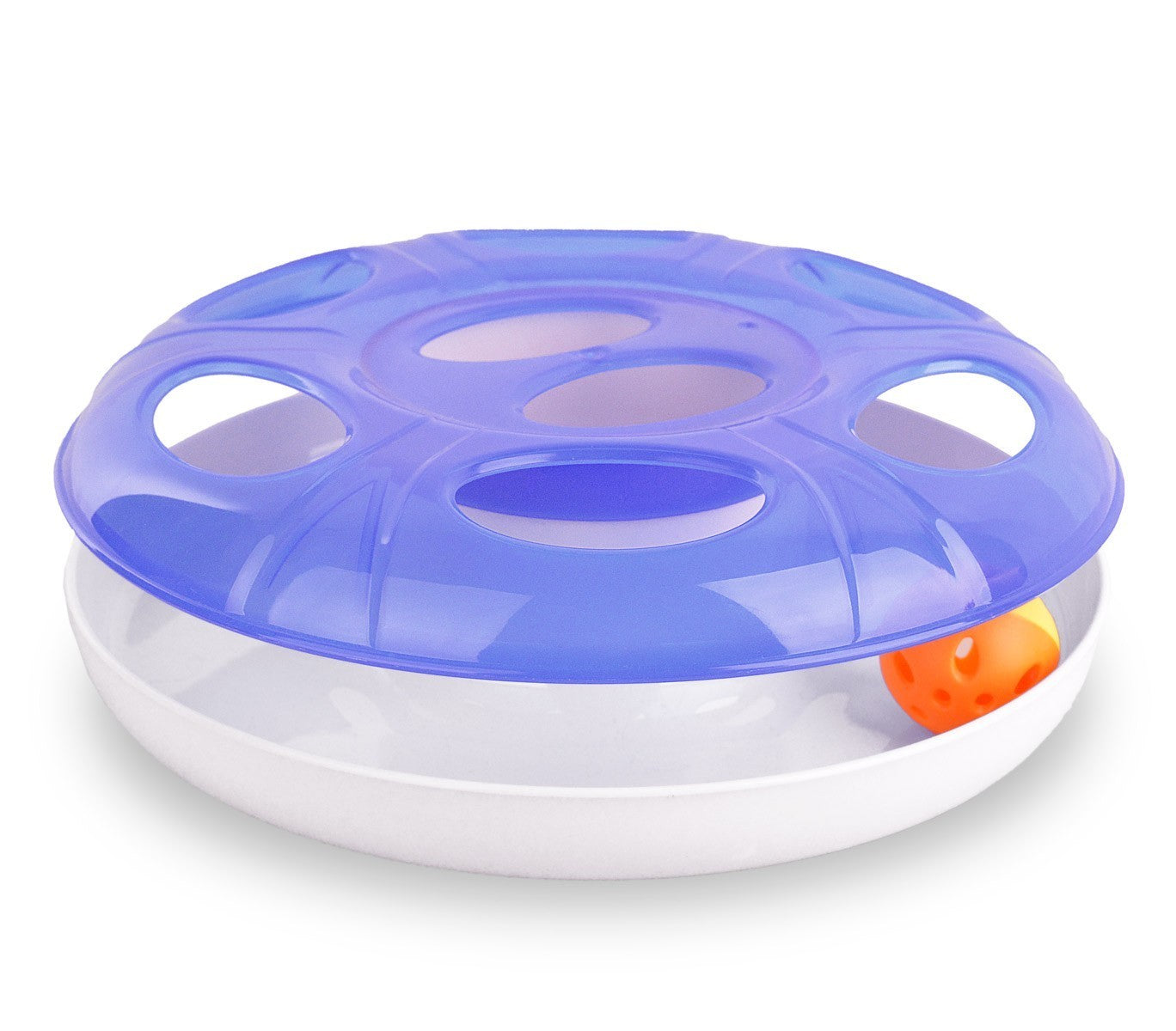 106055 Jouet interactif pour chat avec balle à l'intérieur 25 cm ø 3 couleurs