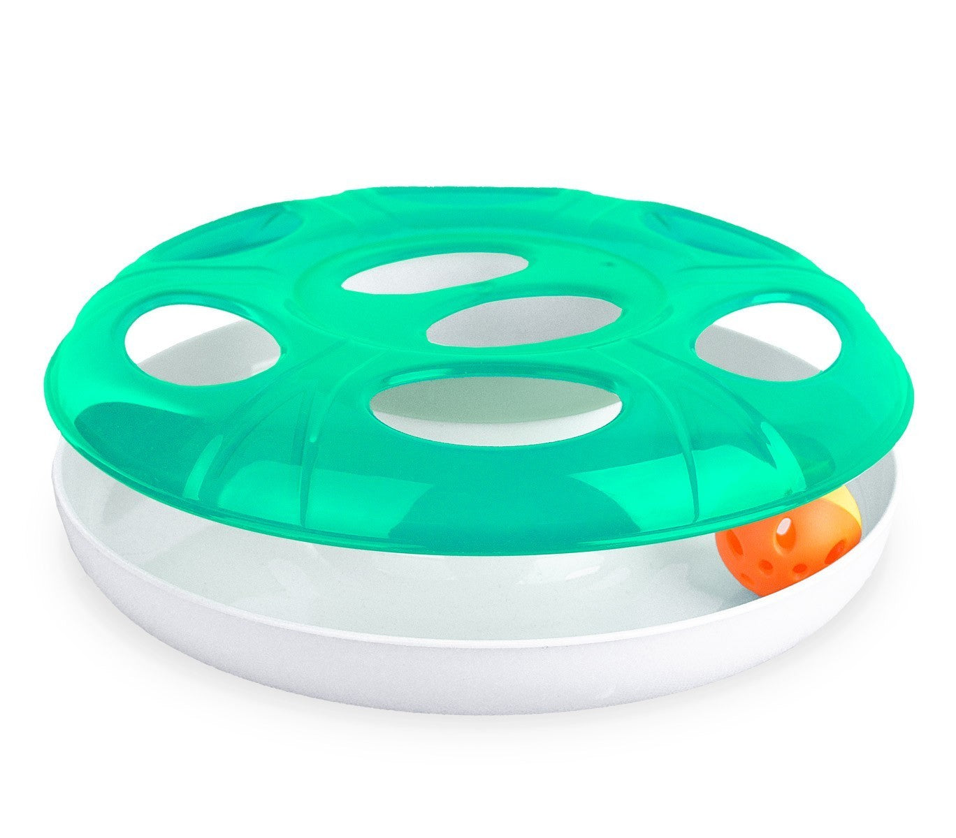 106055 Jouet interactif pour chat avec balle à l'intérieur 25 cm ø 3 couleurs