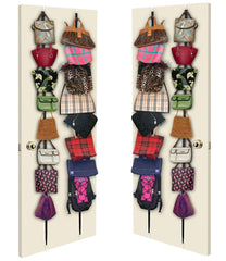 Organisateur porte sac 16 crochets pour suspendre le sac foulards et chapeaux