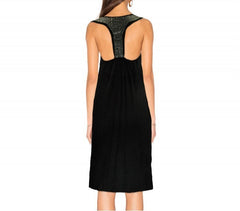 Robe femme modèle LEA avec strass au col taille unique by MWS AHEAD 