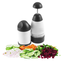 Hachoir batteur manuel + 2pcs coupe râpe
