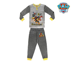 22-2277 Pyjama enfant imprimé Paw Patrol manches longues tailles de 3 à 6 ans