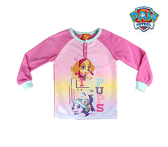 22-2309 Pyjama enfant imprimé Paw Patrol Skye en polaire chaude de 3 à 6 ans