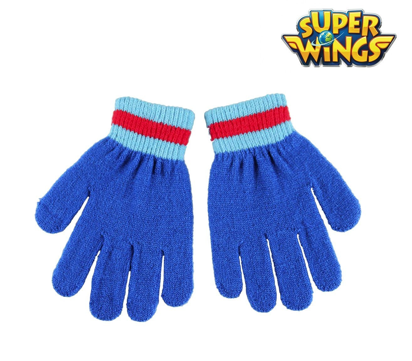 2200002443 Set d'hiver 3 pièces pour enfant SUPER WINGS écharpe bonnet et gants
