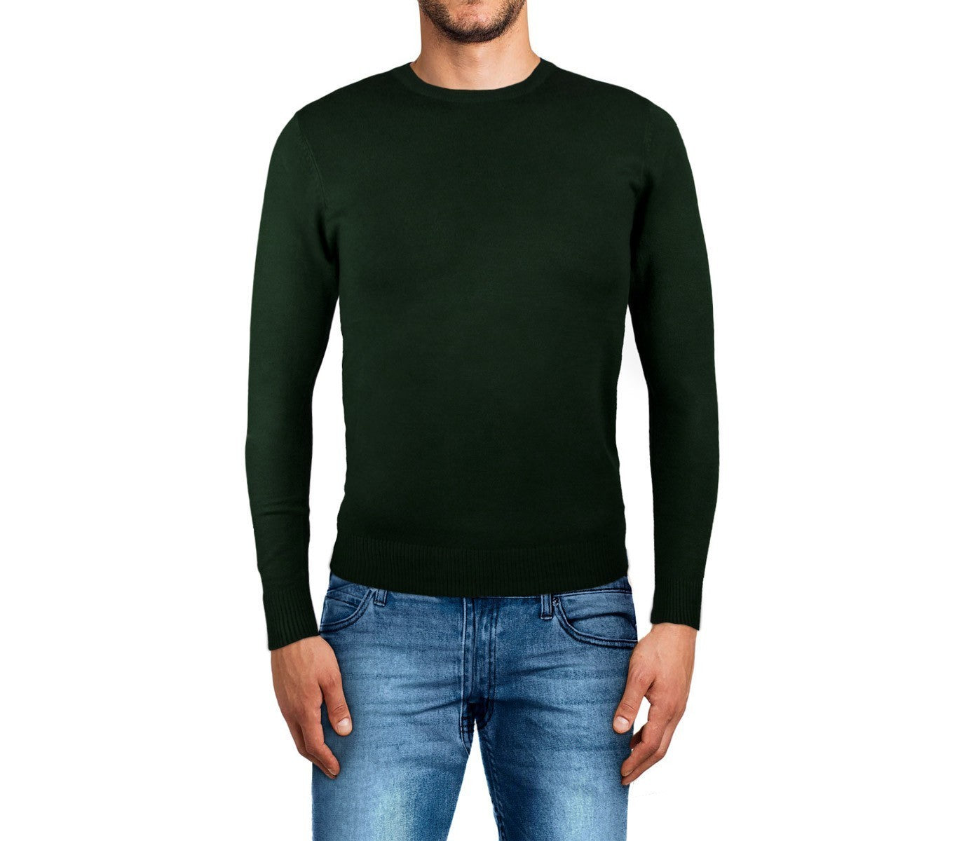 A3 Pull ras de cou pour homme TROPICAL GRADEN modèle MIDWEST slim fit 4 couleurs
