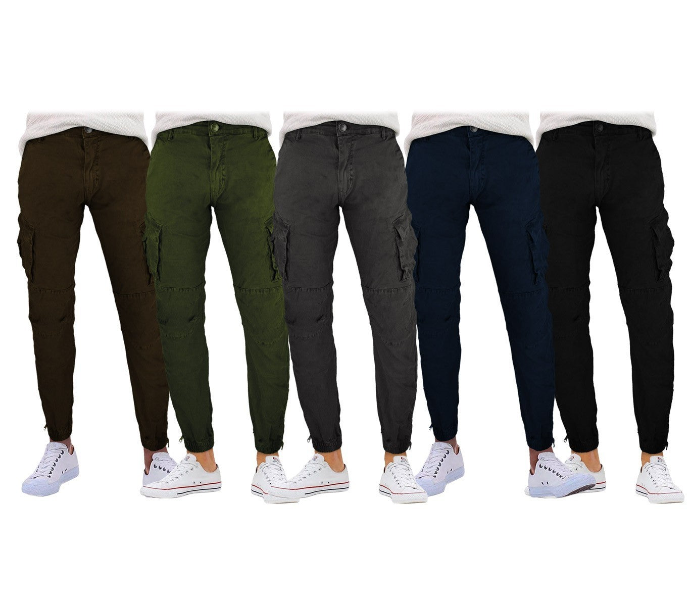 G310 Pantalon cargo pour homme JEANS modèle Vincent longueur chevilles