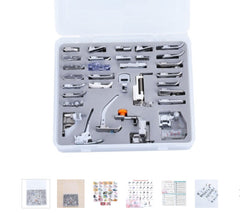 Coffret de 15 pieds de biche pour machines à coudre