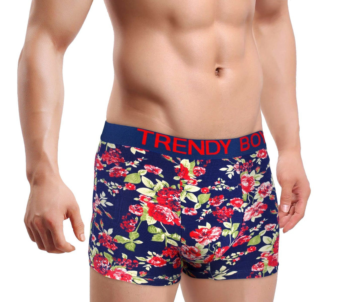 5839 Boxer pour homme modèle EXPLOSIVE FLOWER en 4 couleurs tailles de M au XXXL
