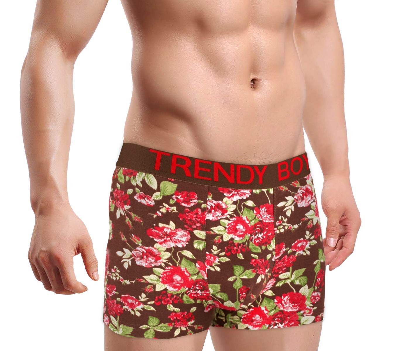 5839 Boxer pour homme modèle EXPLOSIVE FLOWER en 4 couleurs tailles de M au XXXL